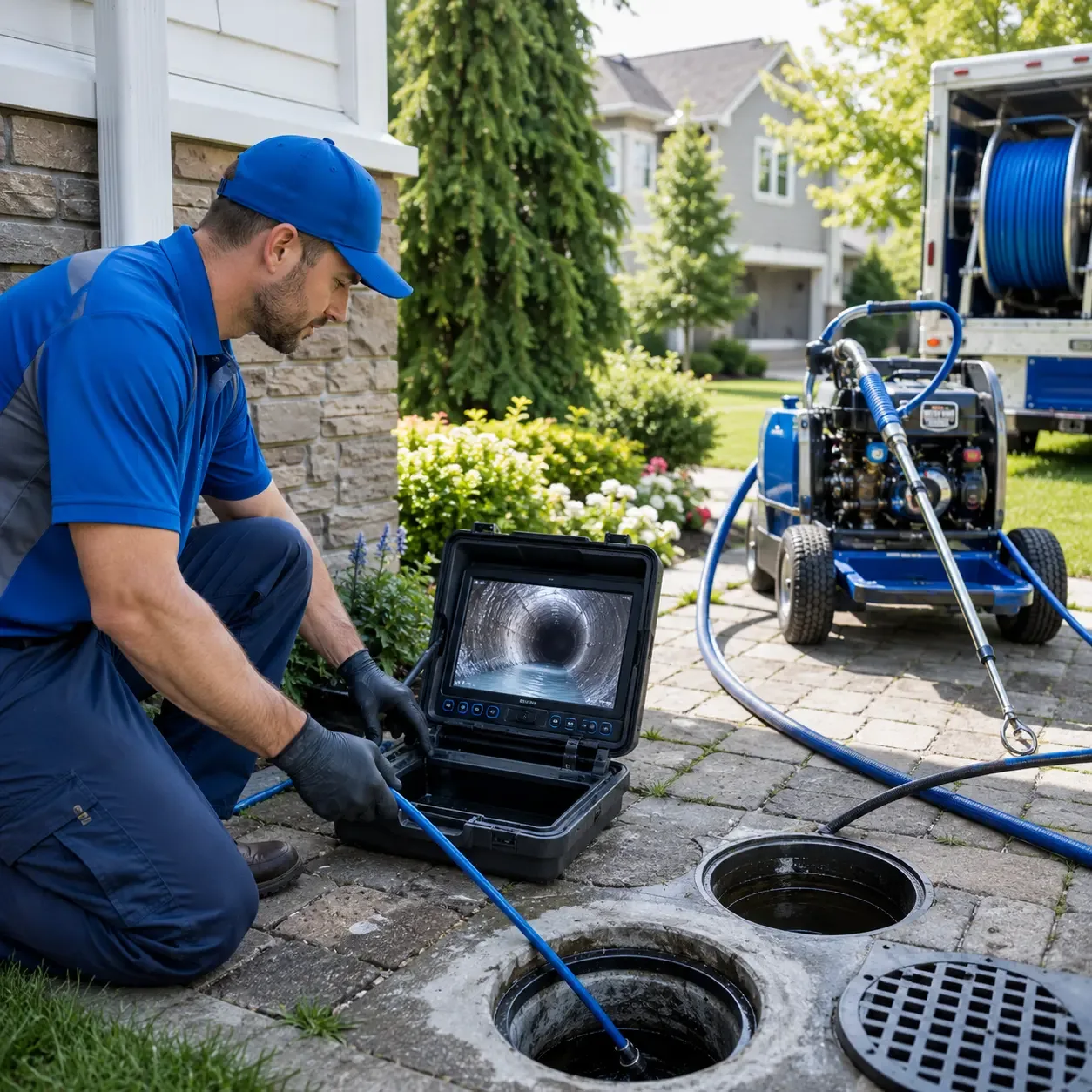 Outdoor drain cleaning professionals serving Carrier Mills, IL